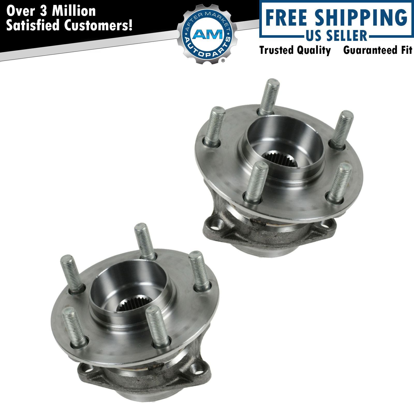 Rear Wheel Bearing Hub Assembly Pair Left & Right For Mazda CX-7 AWD NEW