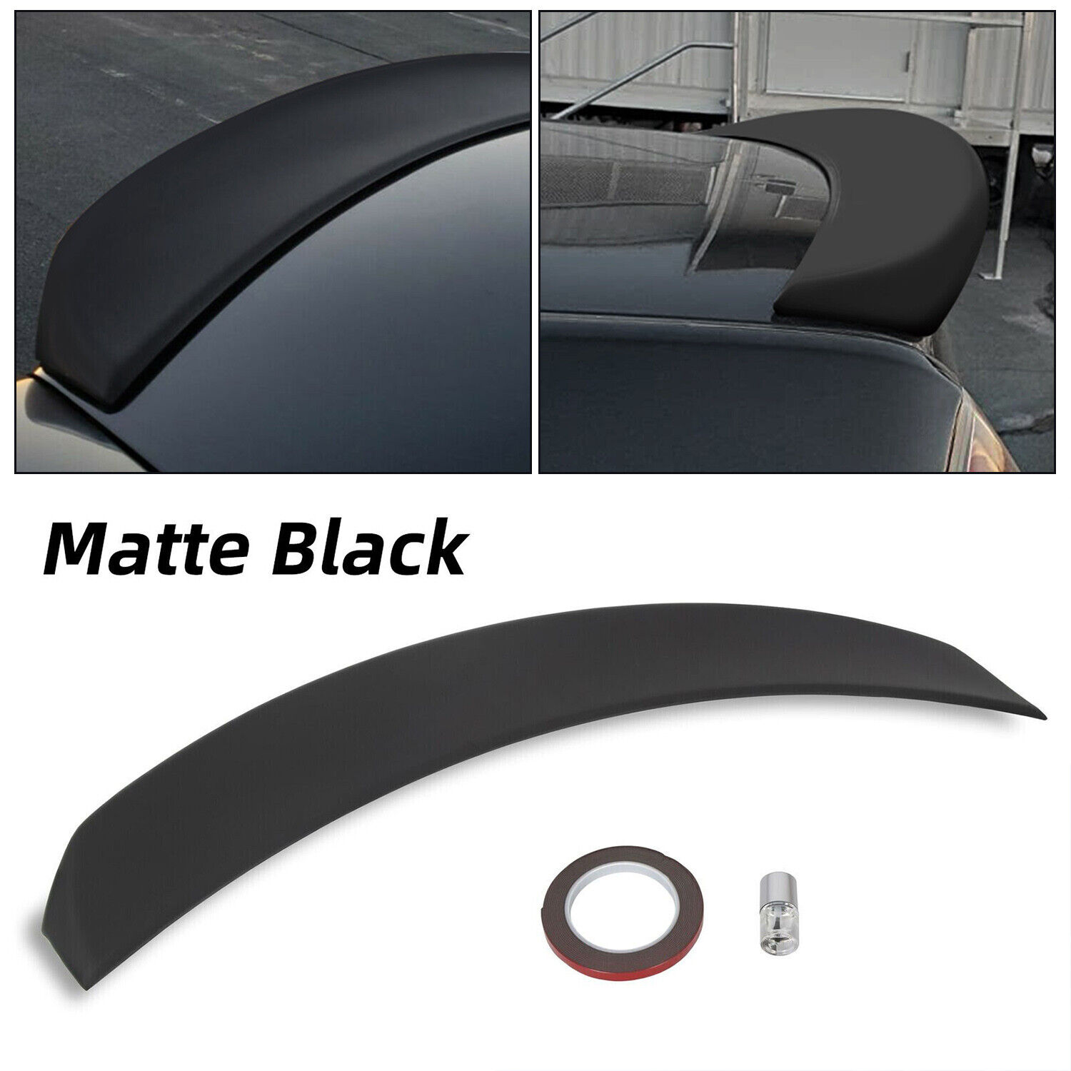 Black Rear Trunk Lip Spoiler Wing FOR 11-23 Chrysler 300 300C SRT8 OE Style