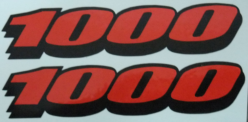 Decal Sticker 1000 For SUZUKI 2009- 2012 GSXR1000 Gsxr 1000 (115mm* 18mm)