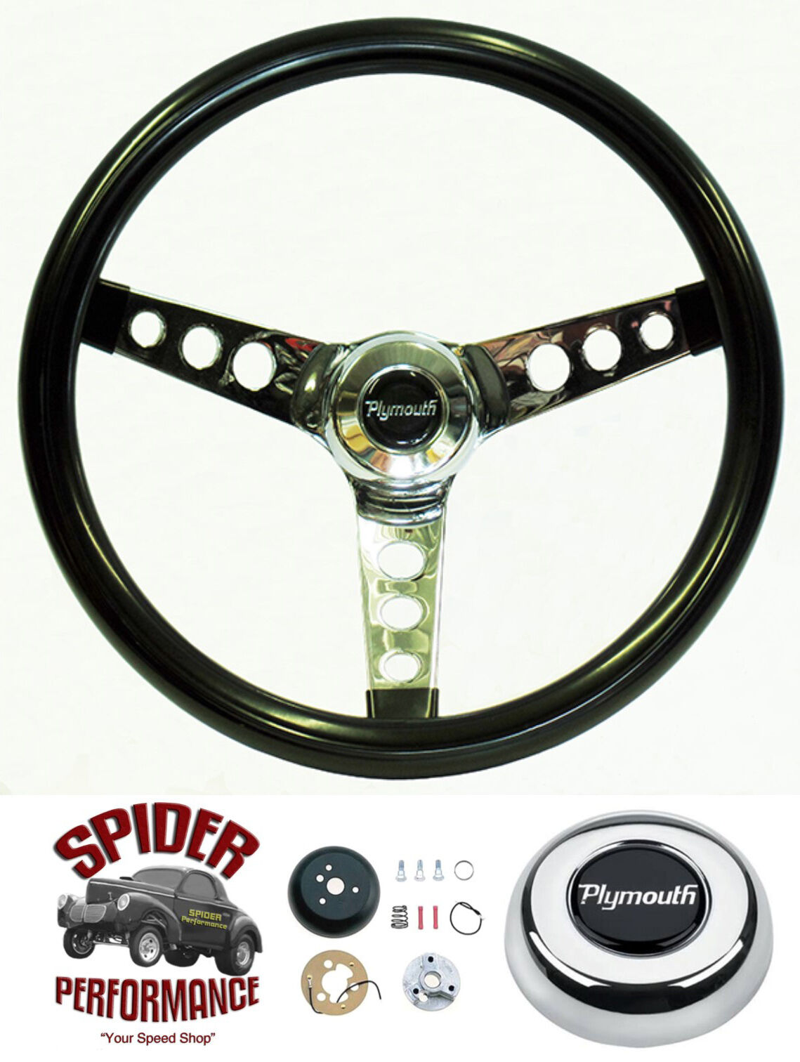 1968-1969 Plymouth steering wheel 13 1/2\