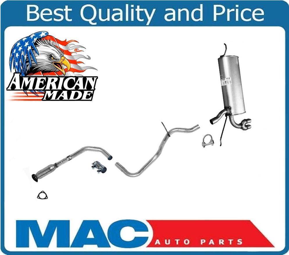 Exhaust System Extension Pipe & Muffler for Oldsmobile Alero 2.2L 2.4L 3.4 99-04