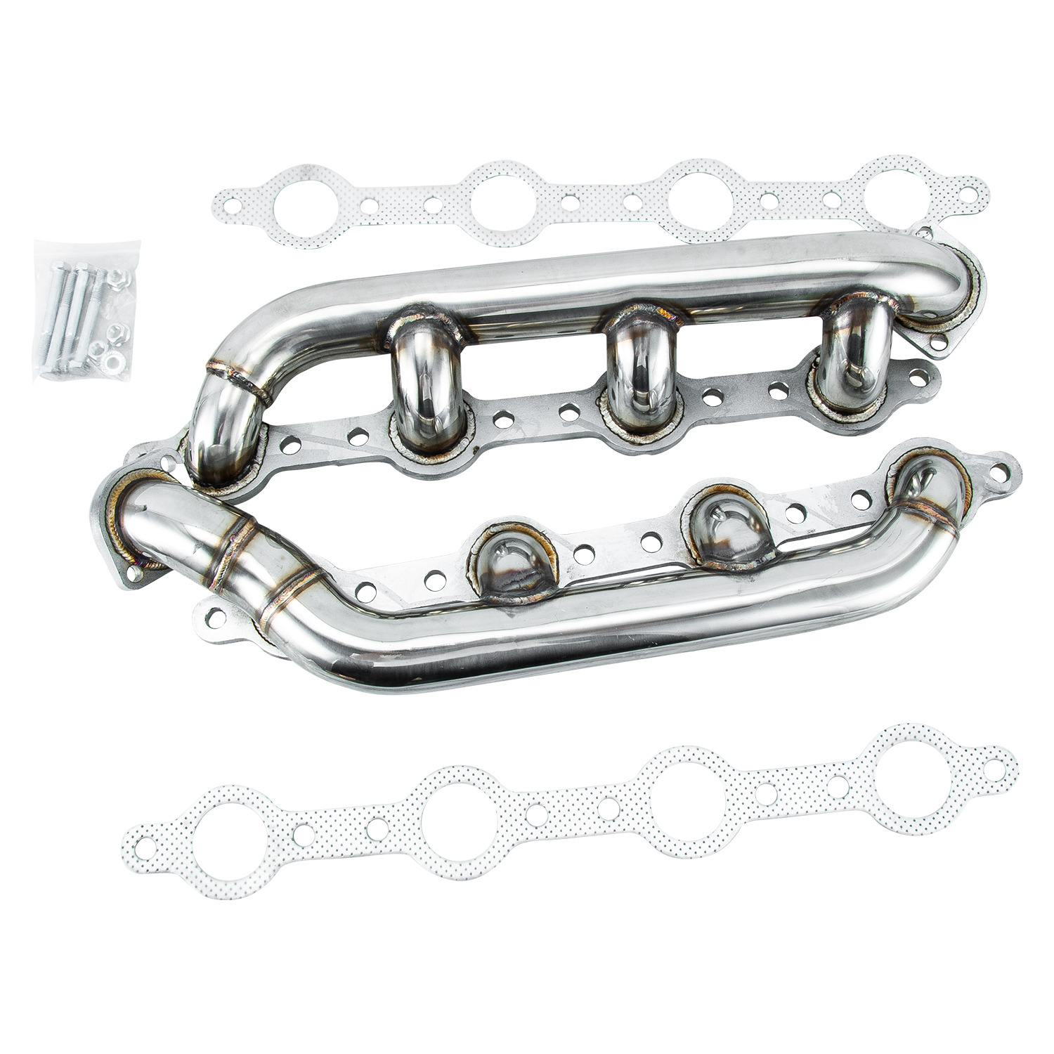 Stainless Steel Headers Manifold Fits Ford F250 F350 F450 7.3L Powerstroke 99-03