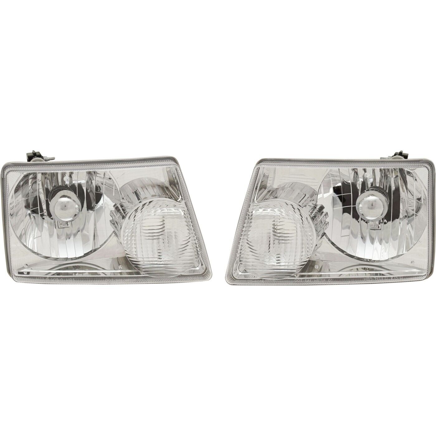 Headlights Headlamps Left & Right Pair Set for 01-11 Ford Ranger Pickup Truck