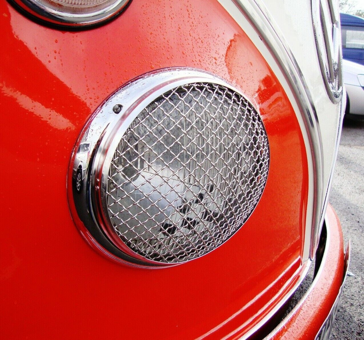 Headlight Grilles Mesh Vintage for VW Porsche 356 Beetle Splitscreen AAC003