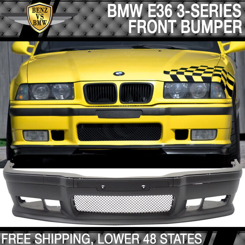 Fits 92-98 BMW E36 3 Series M3 Style Front Bumper Cover Conversion - PP