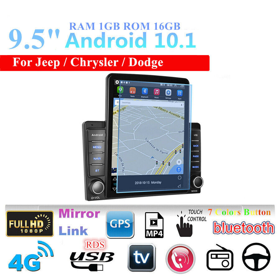 For 2009-2011 Dodge Ram Pickup Series Stereo Radio GPS NAVI 9.5INCH Android 10.1