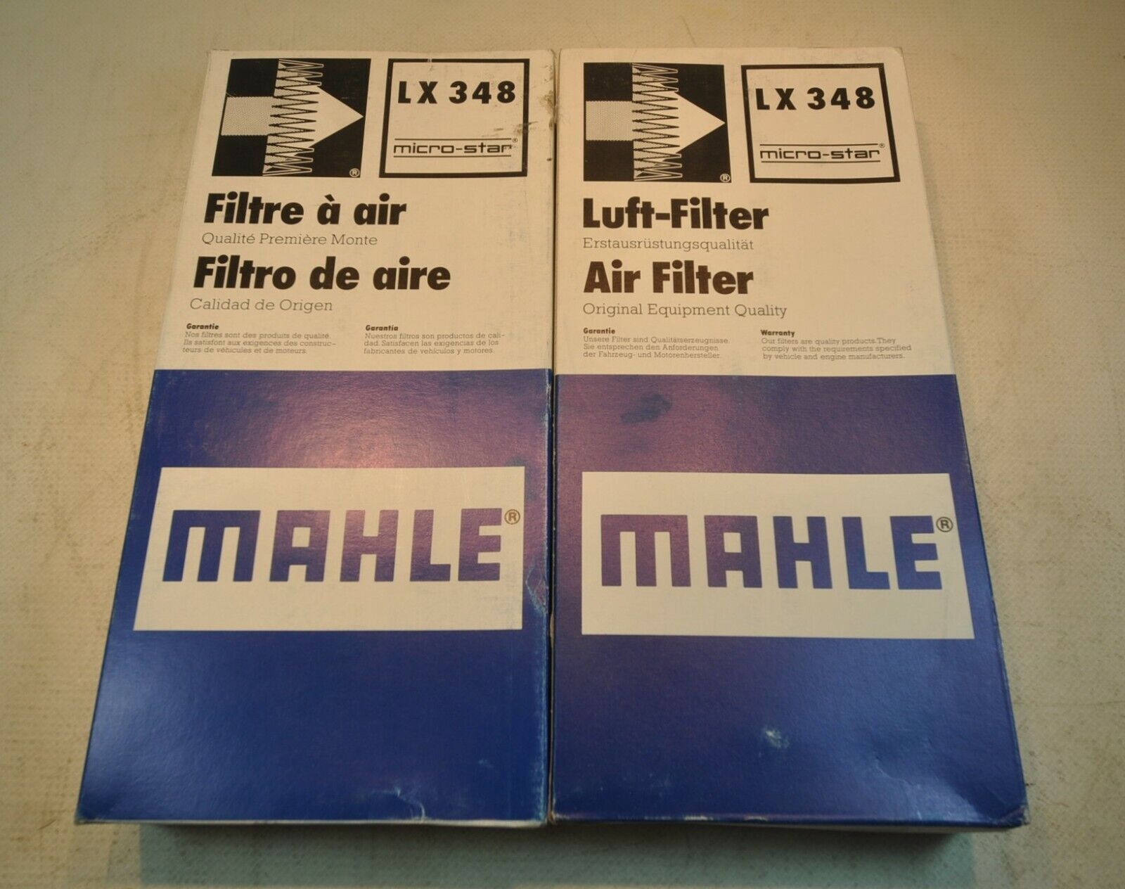 Air Filter Mahle LX 348 Mercedes Benz 400. 420. 500