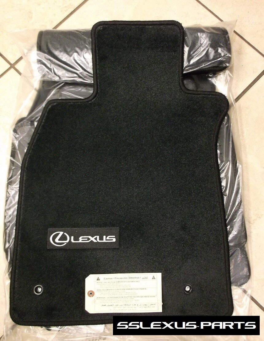 Lexus LS460 (2007-2012) (AWD) OEM Genuine 4pc CARPET FLOOR MATS (Black) 
