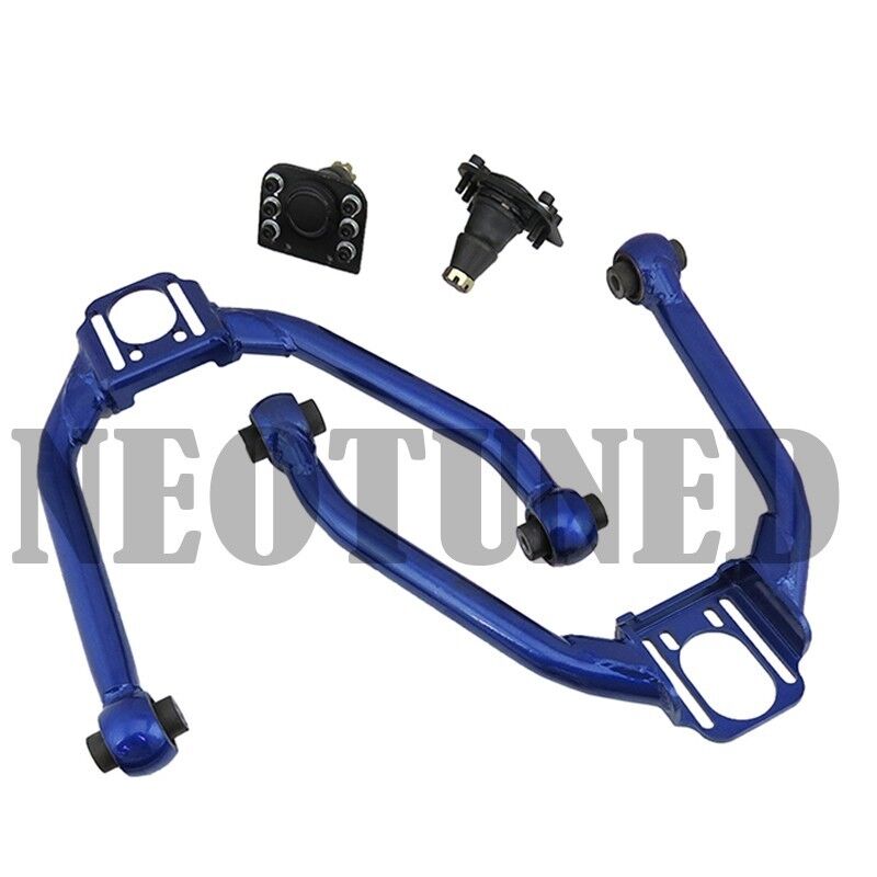 Blue For  03-07 G35 Coupe / 03-06 Sedan Front Upper Camber Arm Kit Alignment Set