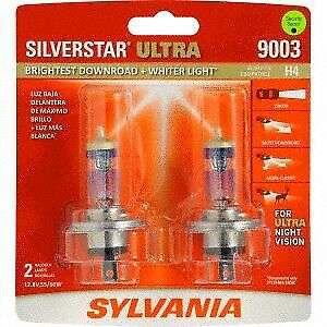 Sylvania 9003 Silverstar Ultra Car Headlight Bulb 2 Pack