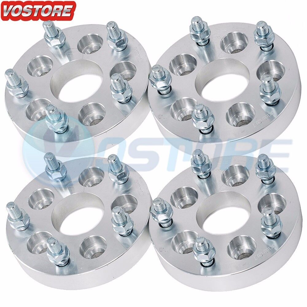 (4) 1\'\' Wheel Spacers Adapters 5x100 to 5x4.75 for Buick Chevy Dodge Pontiac
