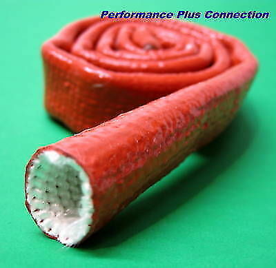 Vulcan Fire Sleeve Silicone Coated Flame Shield ID 1/2 8AN Sold Per Foot 304.8mm