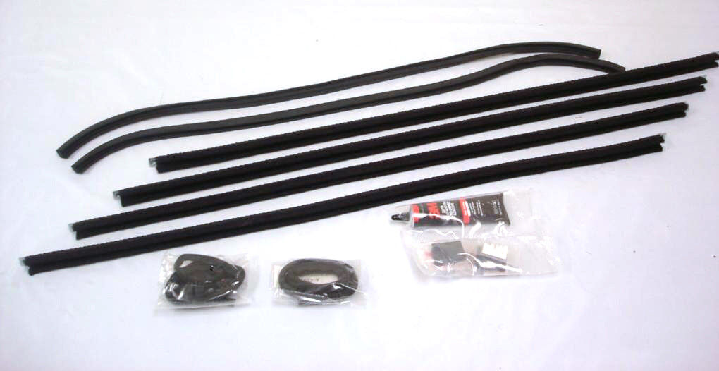 1930 1931 Ford Model A Coupe & Sport Coupe Door Window Channel Kit - Both Doors