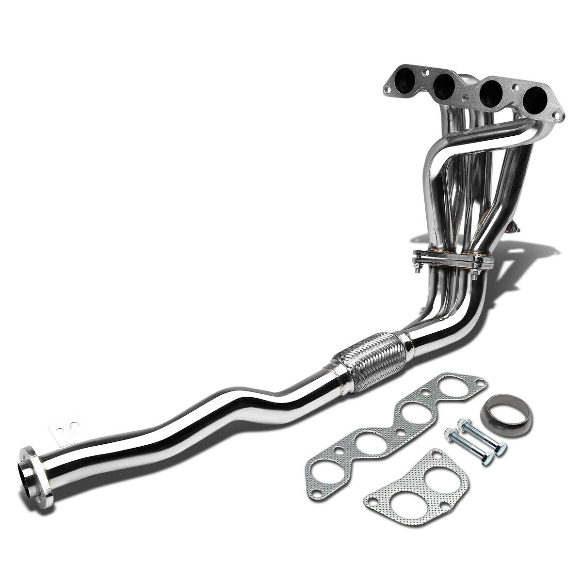 FOR TOYOTA COROLLA E100/AE102 1.8L STAINLESS STEEL FLEX EXHAUST PIPE HEADER