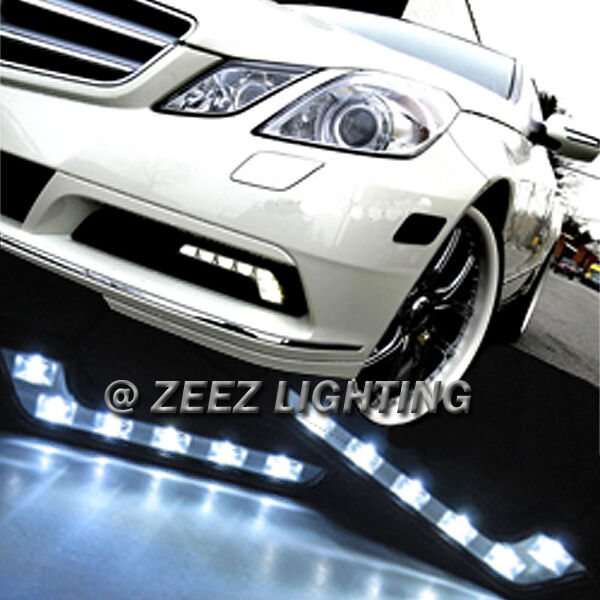 M.Benz Style LED Daytime Running Light DRL Daylight Kit Fog Lamp Day Lights C02