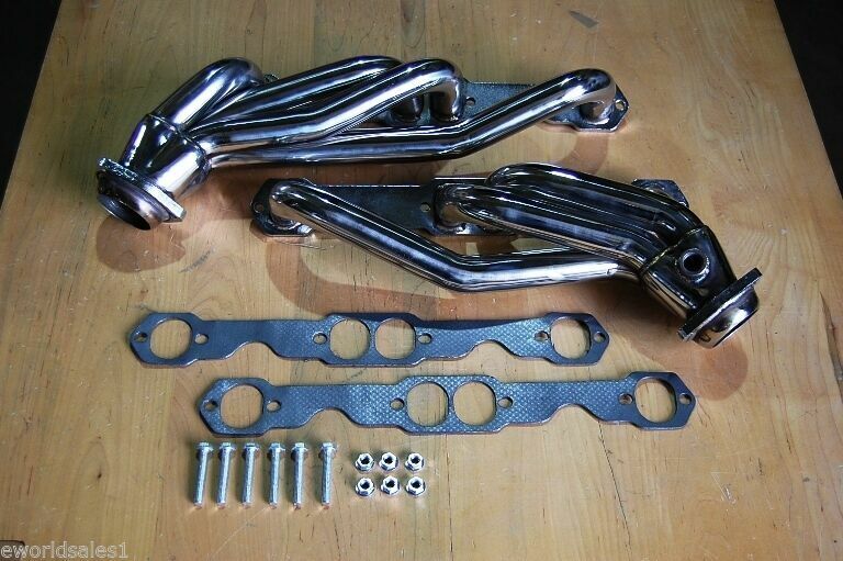 88-97 FOR GM GMC Chevy Truck Stainless Steel Header 5.0 5.7 Manfifolds Headers