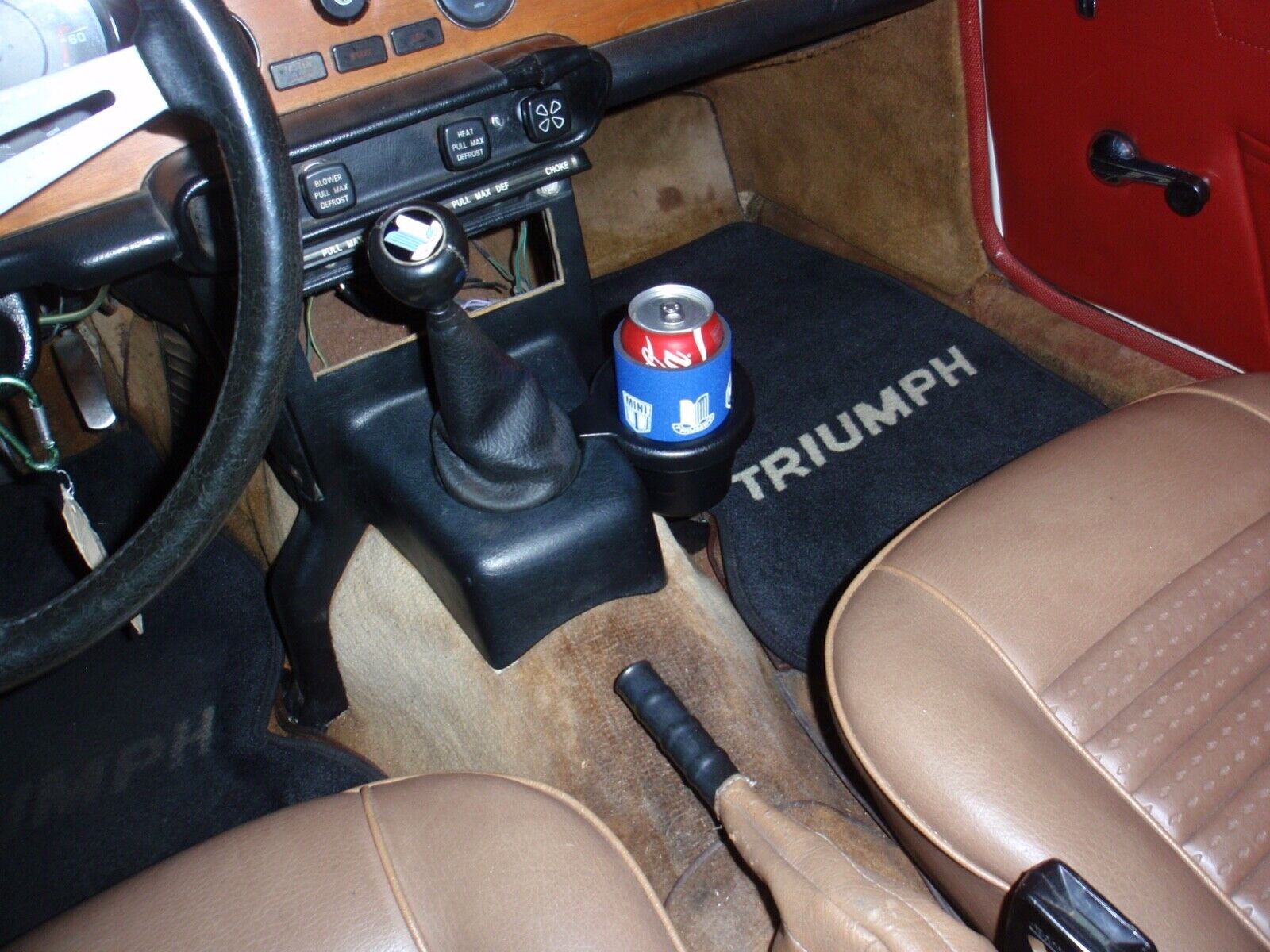TR6 TR4A TR250 CUP HOLDER--Wonderful Accessory/Gift Triumph TR Cupholder P1201