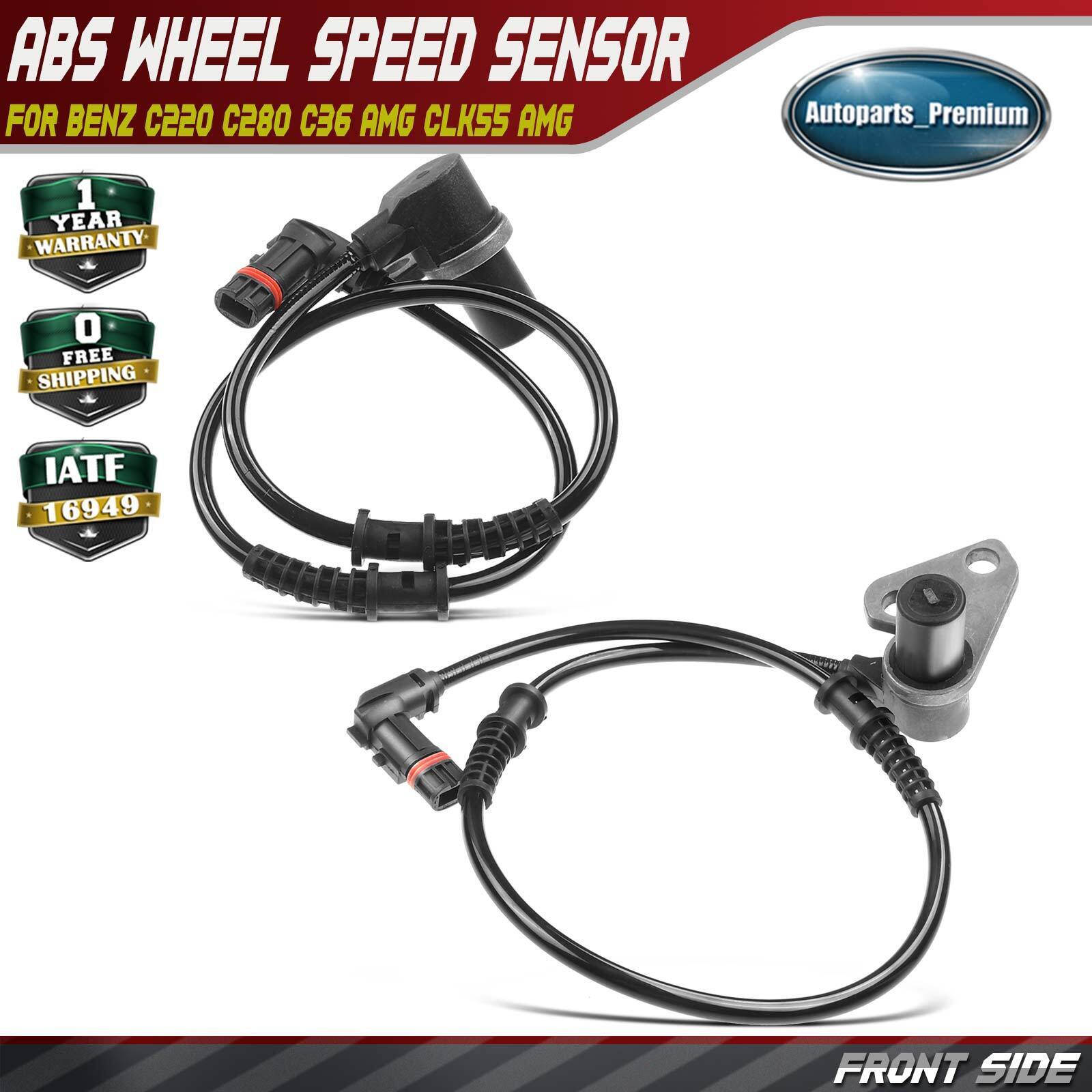 Front Side ABS Wheel Speed Sensor for Mercedes-Benz C220 C280 C36 AMG CLK55 AMG