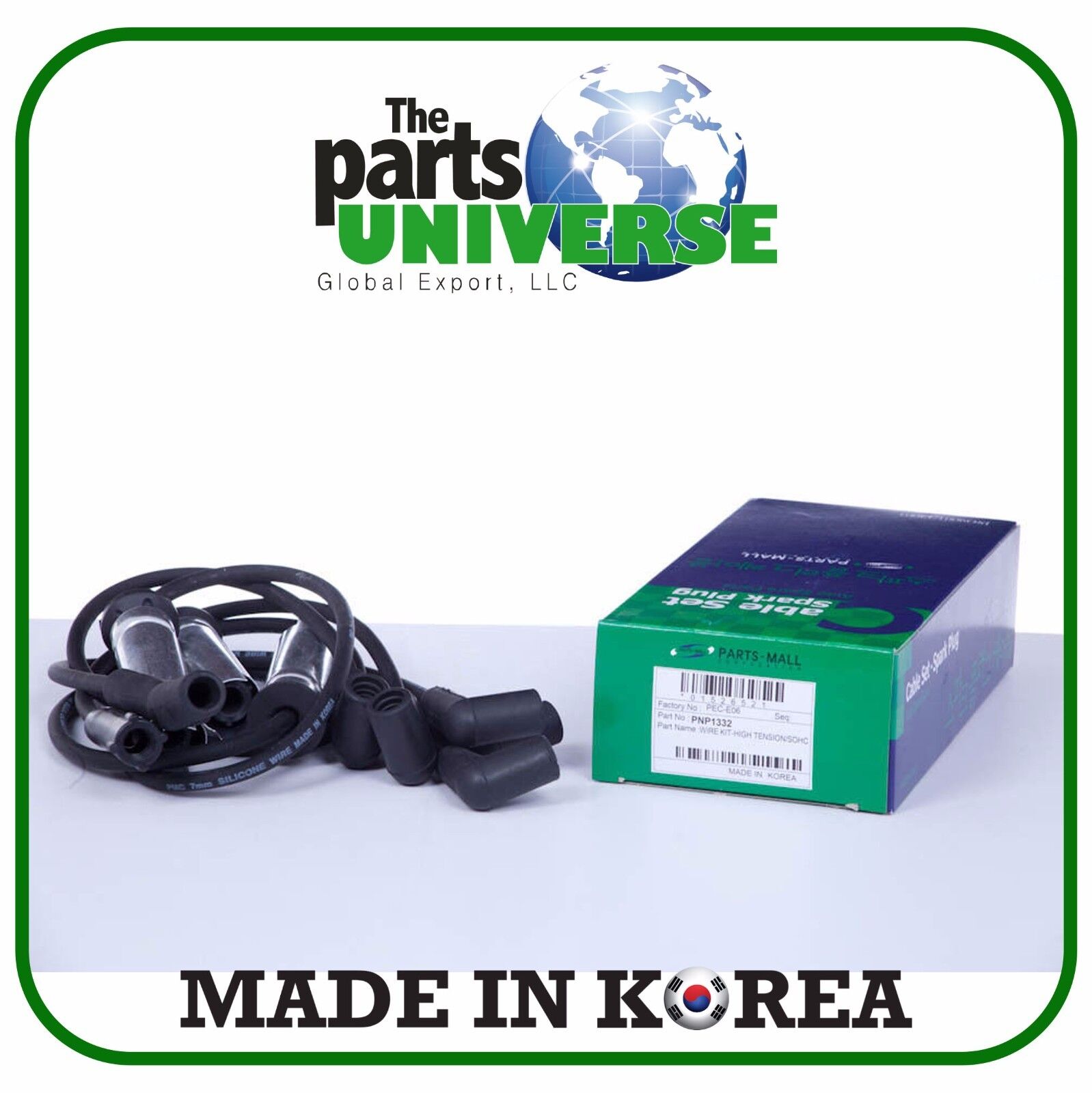 Spark Plug Wire Kit High Tension for Daewoo Cielo Part:NP1332 PMC 