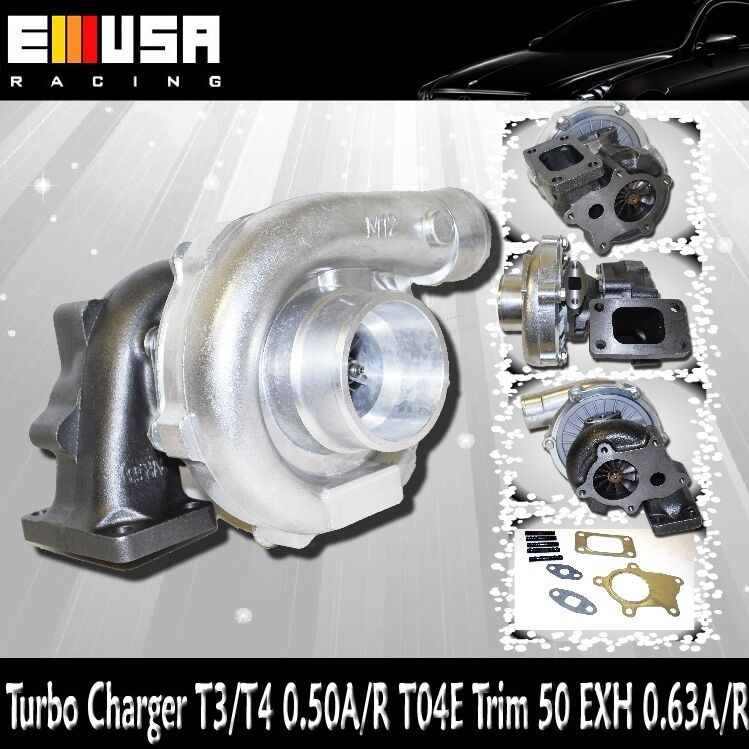 EMUSA T3/T4 Hybrid Turbo Charger Cold Side 0.50 A/R Hot Side 0.63A/R
