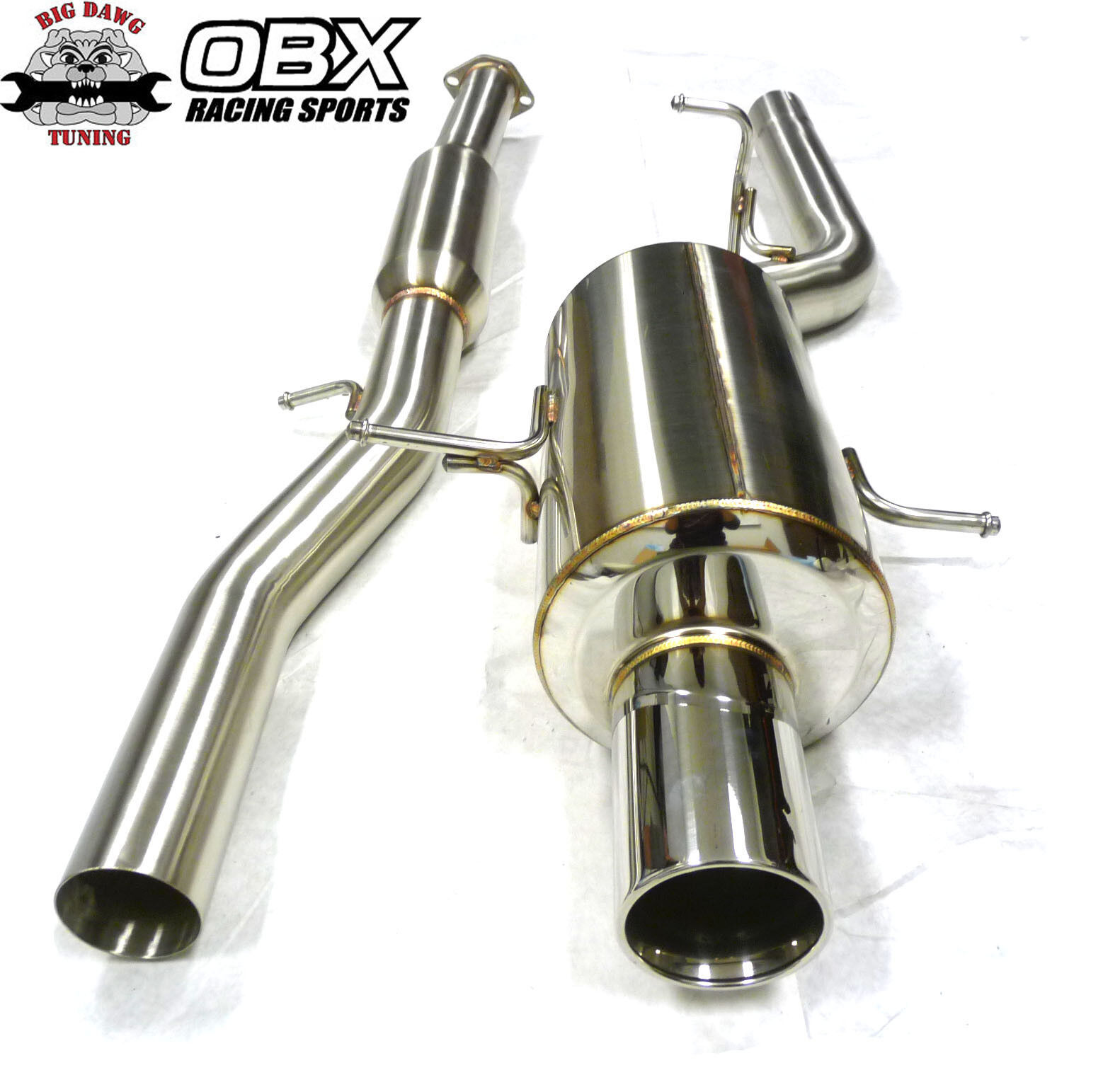 OBX Catback Exhaust System Fits 2004 To 2008 Subaru Forester XT Turbo 2.5L