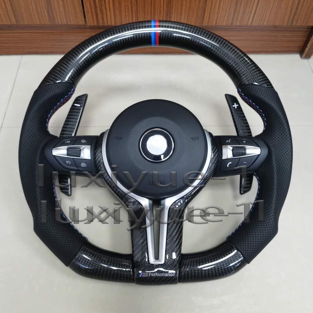 100% Carbon Fiber Steering Wheel skeleton for BMW M1 M2 M3 M4 F80 F82 F90 15-19