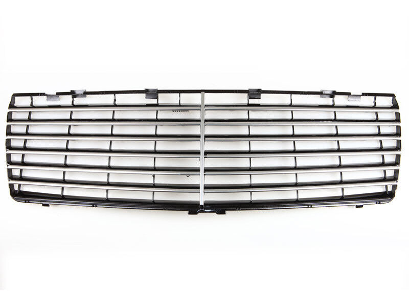 Piano Black Chrome Trim Grille For Mercedes S-Class W140 S600 92-99 Insert Only