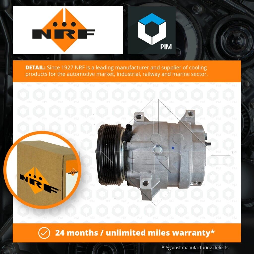 Air Con Compressor fits RENAULT ESPACE Mk3 2.2D 00 to 02 NRF 7700105765 Quality