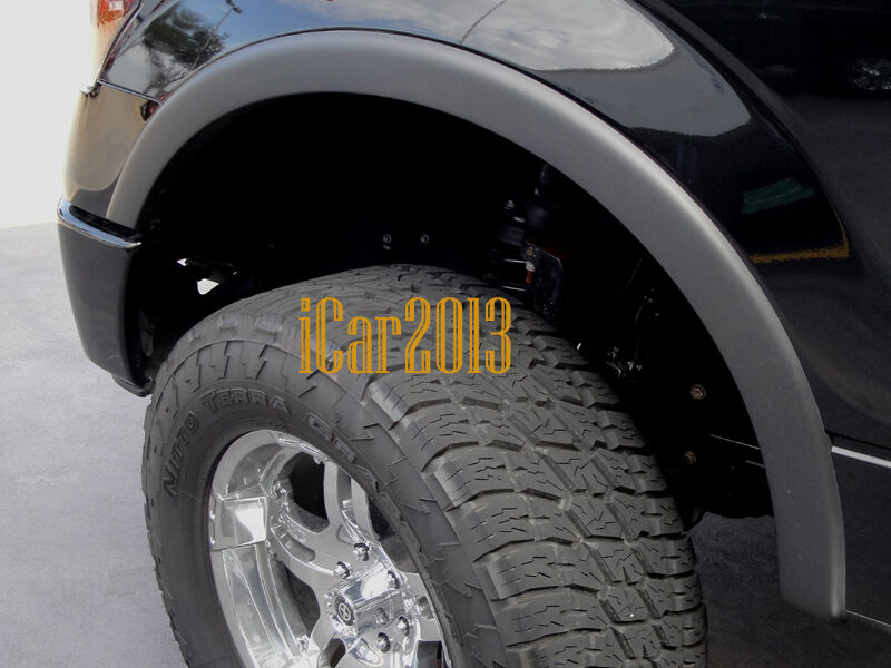 FACTORY STYLE FENDER FLARES FOR 04-08 FORD F150 WHEEL FLARES - TEXTURED 