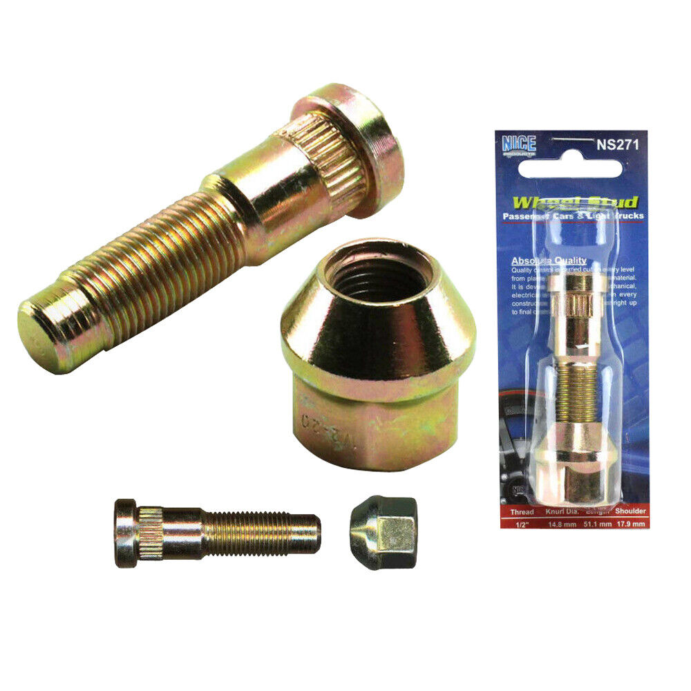 Nice Wheel Stud & Nut Front for Ford AU Forte Futura Taxi With Steel Wheels