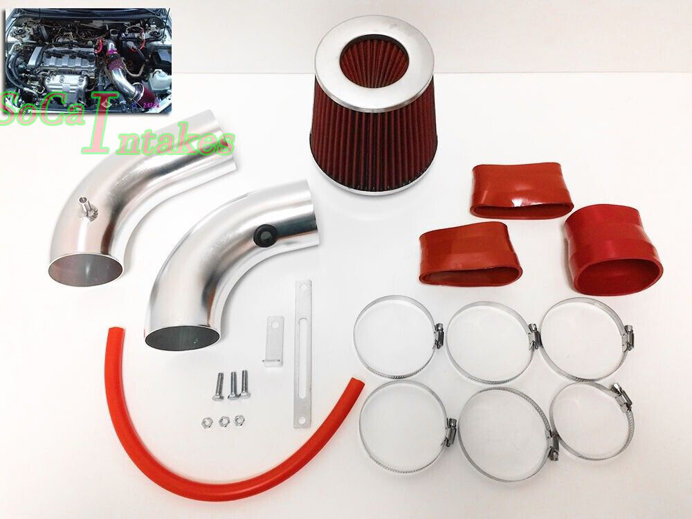 Red Air Intake kit & Filter For 1999-2003 Mazda Protege 1.8L 2.0L MP5 L4