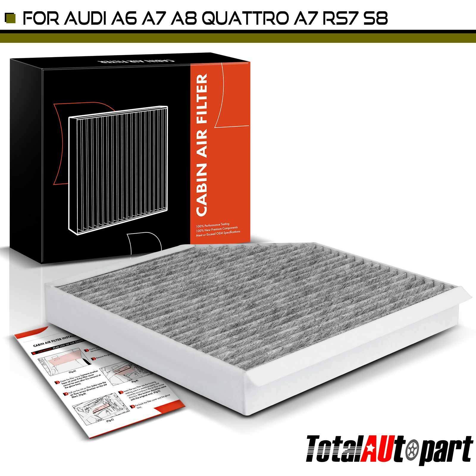 Activated Carbon Cabin Air Filter for Audi A6 A7 Quattro A8 Quattro RS7 S8 S7 S6