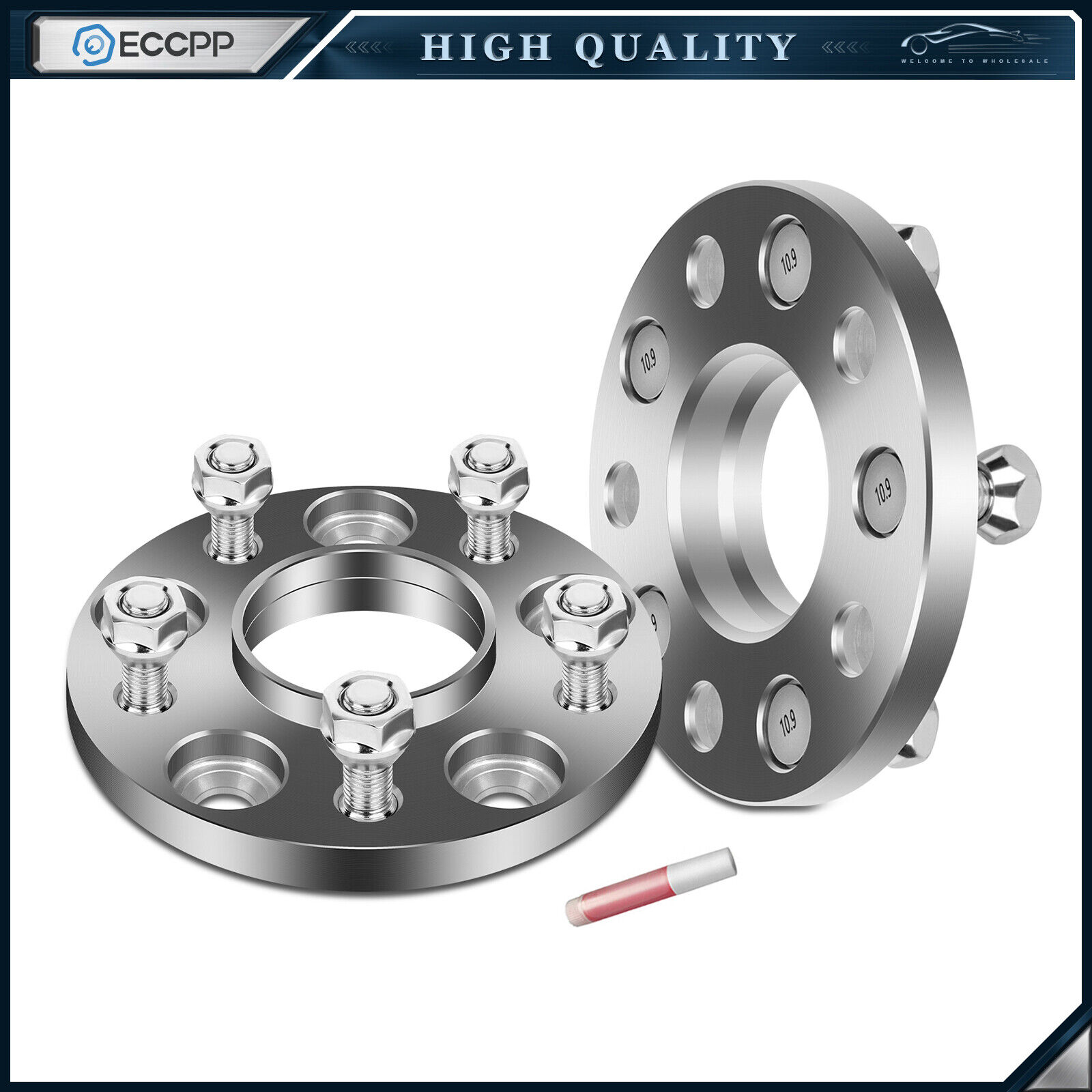 2P 15mm 5x4.5 Hub Centric Wheel Spacers For Nissan 350Z 2003-2009 370Z 2009-2023