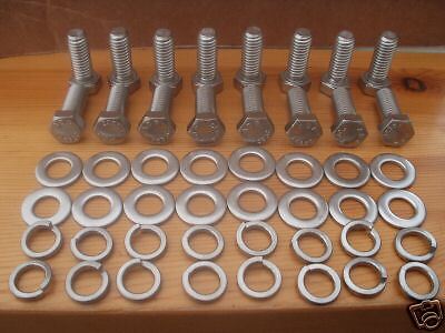 TVR BOLTS CHIMAERA GRIFFITH V8 S WEDGE SIZE , STAINLESS STEEL EXHAUST HEX BOLTS