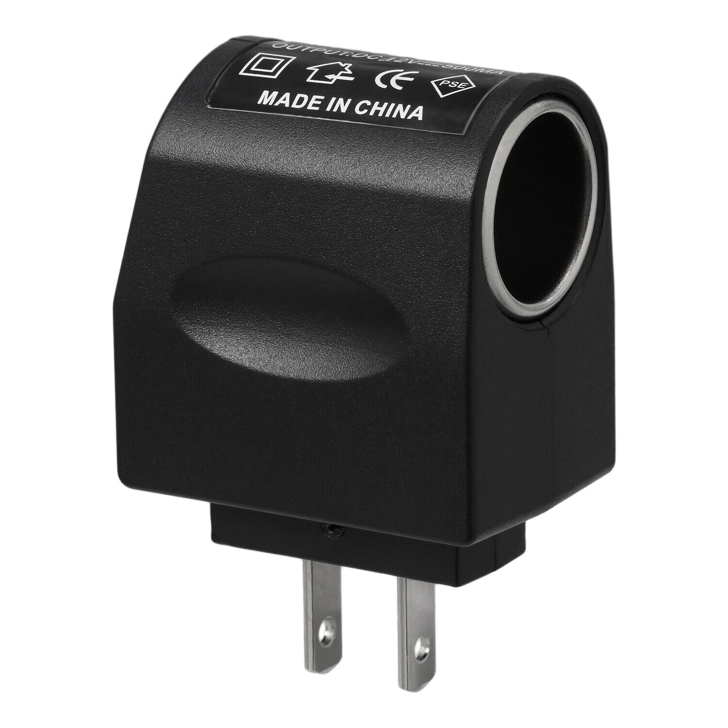 AC Wall Outlet To 12V DC Car Cigarette Lighter Converter Socket Adapter US Plug