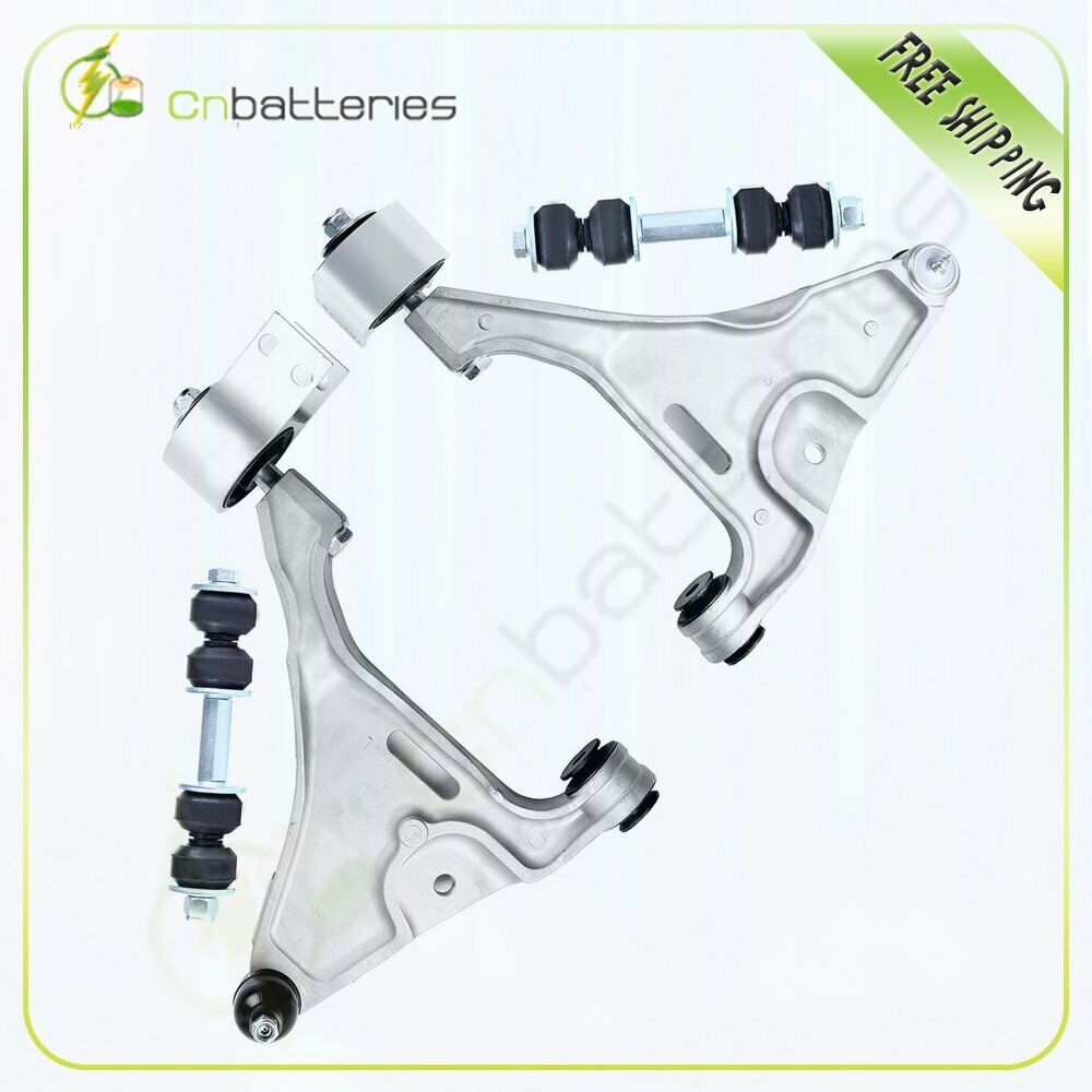 For 2006-2011 Cadillac DTS Buick Lucerne 4pc Control Arms Ball Joints Sway Bars