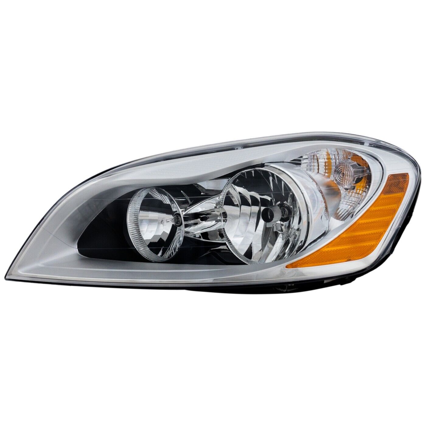 Headlight For 2010 2011 2012 2013 Volvo XC60 Left Clear Lens With Bulb