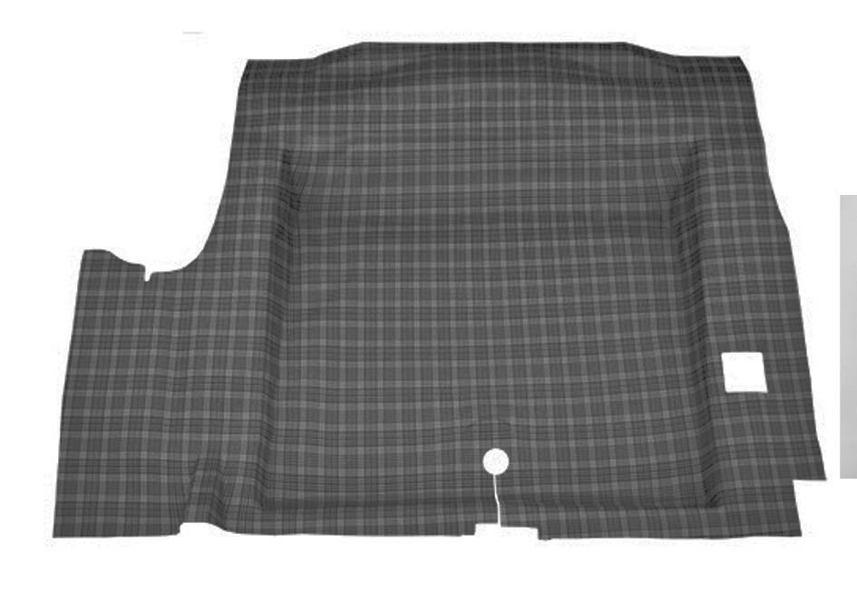 NEW 1964- 1965 - 1966 Mustang Trunk Mat PLAID Pattern Coupe Hardtop Convertible