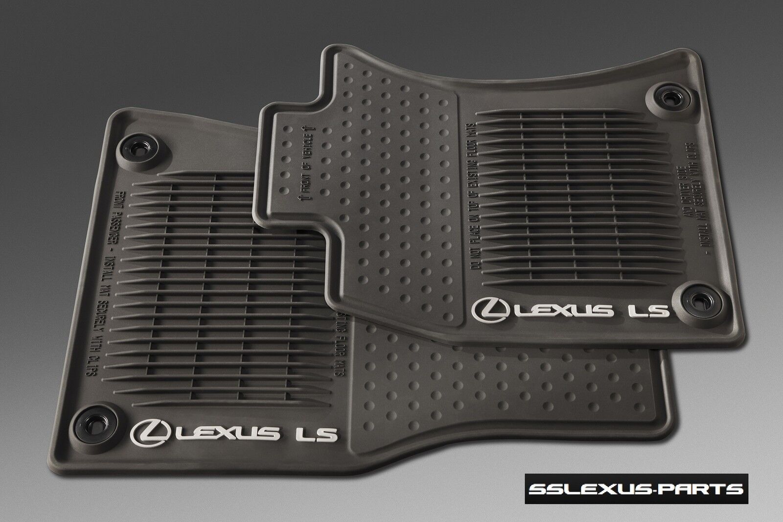 Lexus LS460 (2013-2017) (AWD / Short Wheel Base) 4pc ALL WEATHER FLOOR MATS OEM