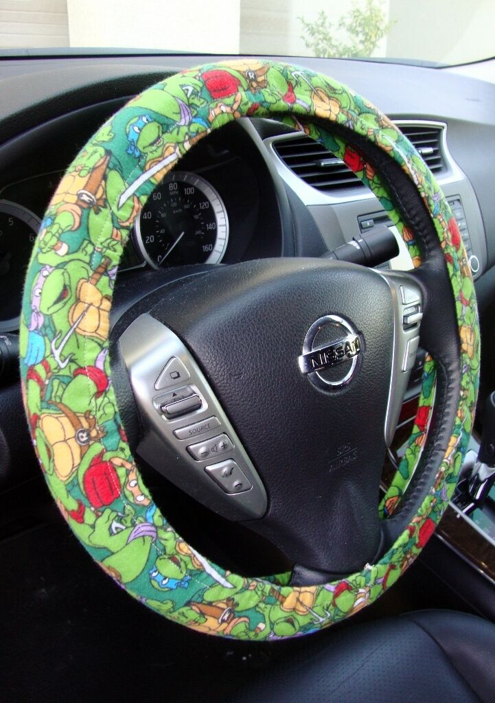 Hand Made Steering Wheel Covers Teenage Mutant Ninja Turtles TMNT Packed