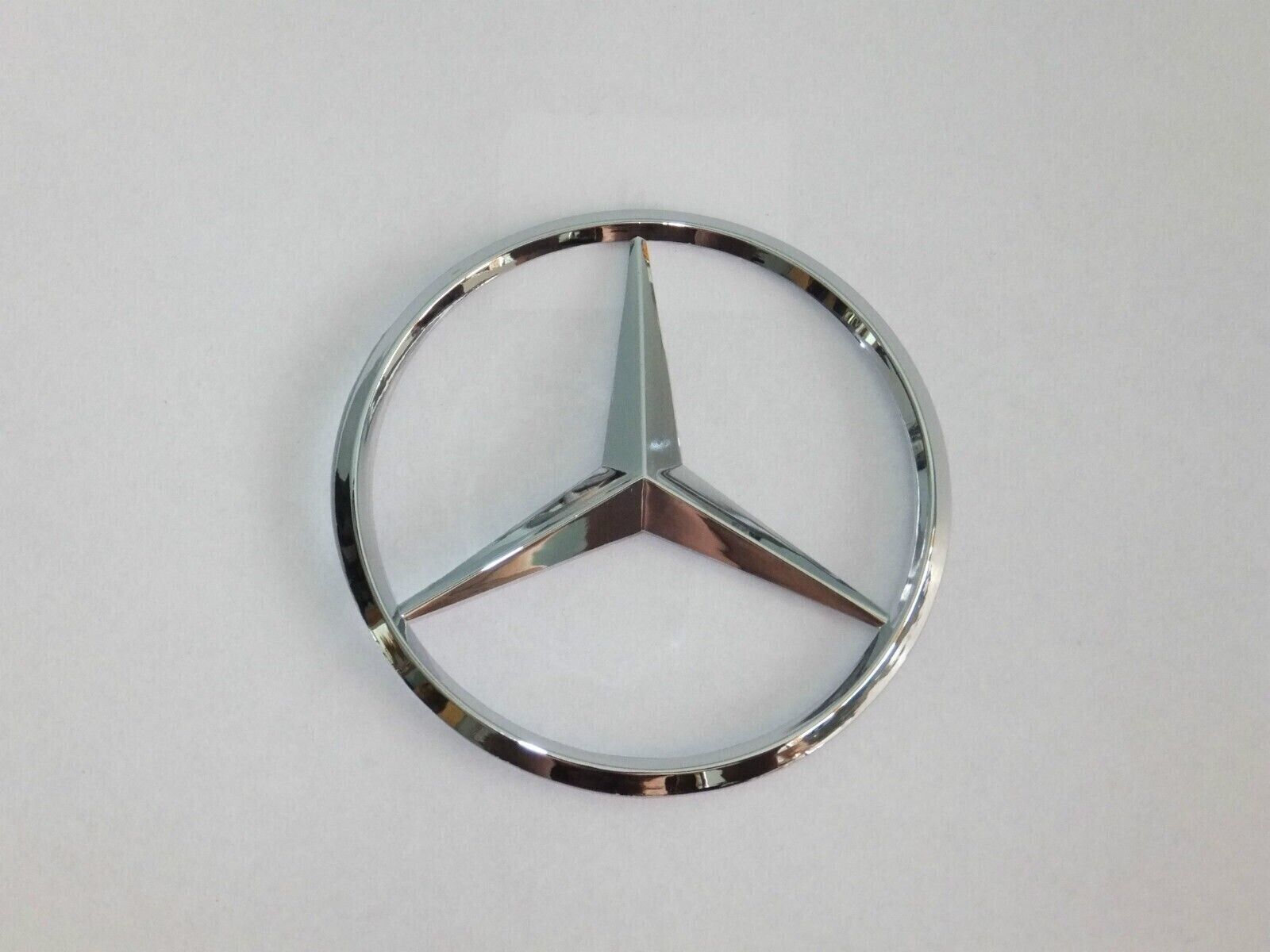 New for Mercedes Chrome Star Trunk Emblem Badge 90mm