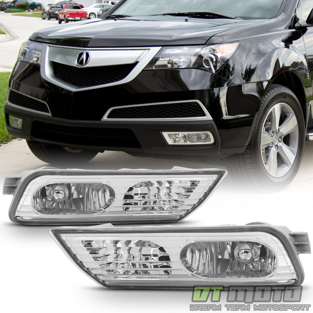 2007 2008 2009 Acura MDX Fog Lights Bumper Driving Lamps Replacement Left+Right