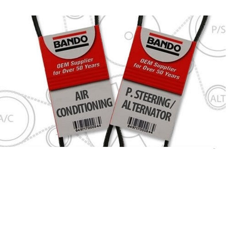 Drive Belt Kit fits Infiniti M45 2006-2010 AC/Steering/Alternator 2 Pieces