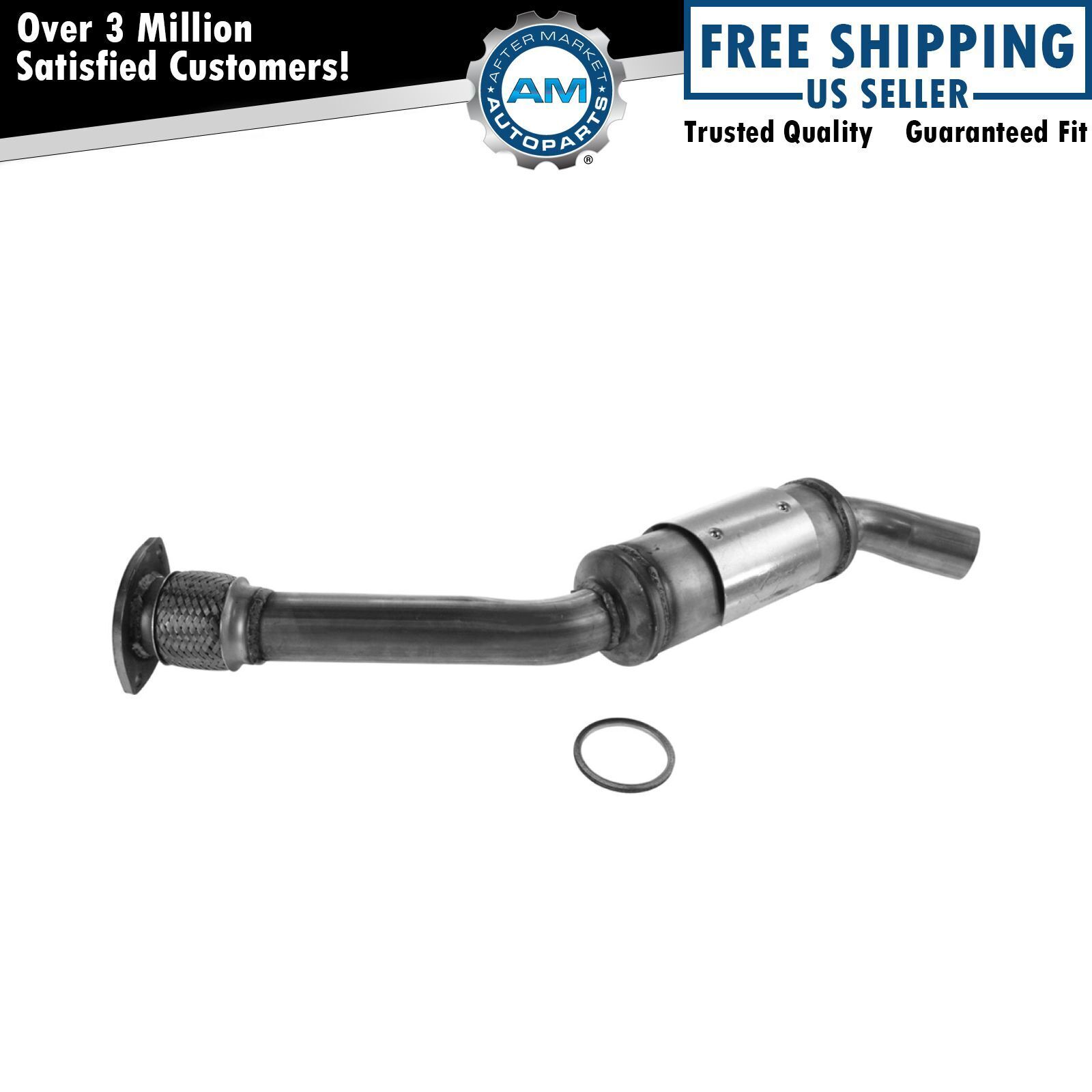 Catalytic Converter with Flex Pipe Rear for Ford Taurus Mercury Sable