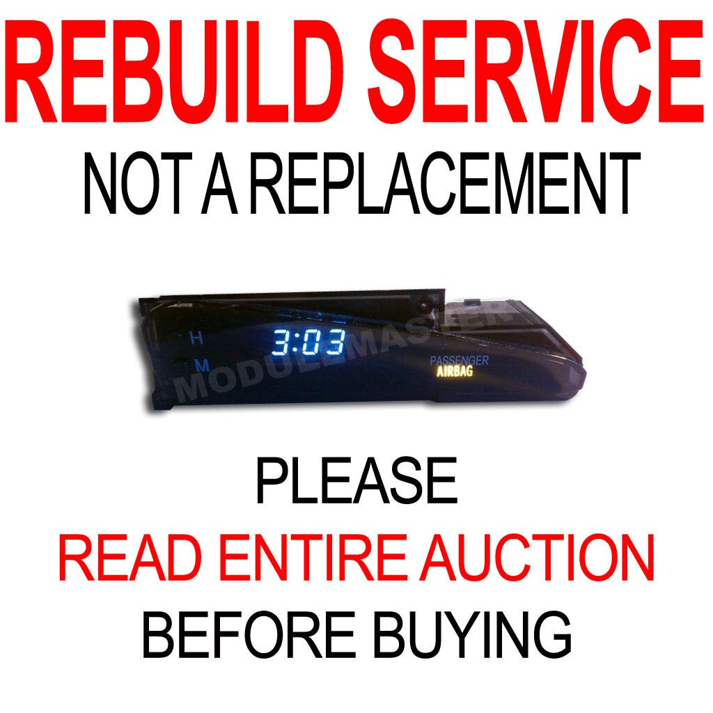 Rebuild Repair for 03 04 05 06 Toyota Matrix Digital Clock