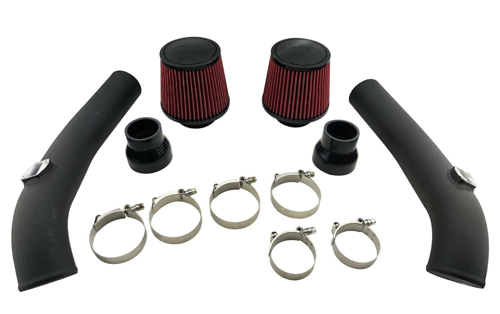 77mm Dual Cold Air Intake System & Filters for 08-23 GT-R Nissan Skyline GTR R35