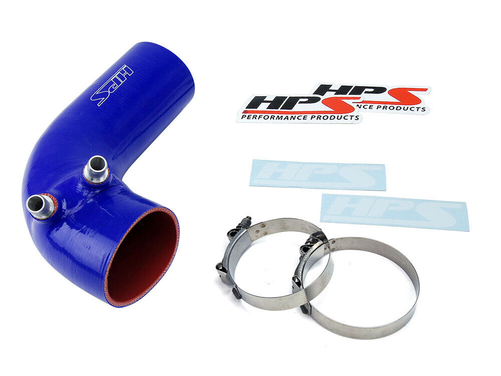 HPS Silicone Air Intake Replacement Hose Kit for Lexus 16-20 GSF V8 5.0L BLUE 19