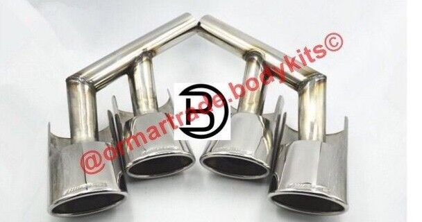 Exhaust Pipe Tips for Mercedes G500 G550 G63 G65 W463 AMG G63 Style SET 2 pcs