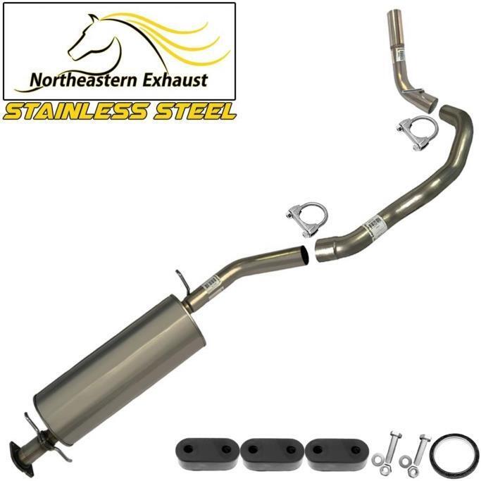 Stainless Steel Exhaust System with hangers bolts fit 07-14 Expedition Navigator