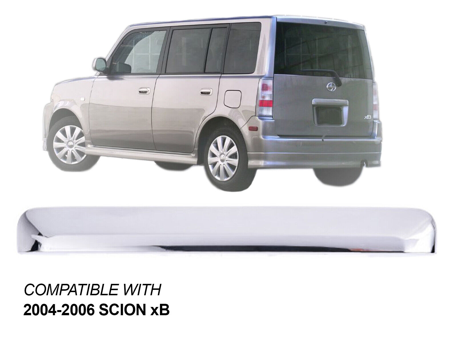 For 2004 - 2006 Scion xB Liftgate Trunk Hatch Handle Lid Garnish CHROME Cover